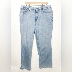 Good American Light Wash Denim Jeans Size 16